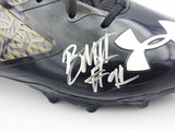 BYRON MURPHY II AUTOGRAPHED UNDER ARMOUR TEAM CLEATS SEAHAWKS SIZE 15 MCS 235606