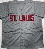 MARK McGWIRE - Cardinals MLB Signed Custom Replica Jersey AUTO w/ BIG MAC - BAS