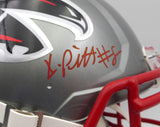 Kyle Pitts Autographed Falcons Authentic Flash Full Size Helmet Beckett WL25821