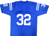 Edgerrin James Autographed Blue Pro Style Jersey - Beckett W Hologram *Black
