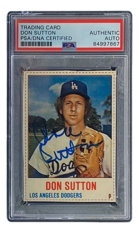 Don Sutton Signed Los Angeles Dodgers 1978 Hostess #70 Trading Card PSA/DNA