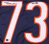 Mike Hartenstine Signed Chicago Bears Signed Inscribed 'SB XX' Jersey (Beckett)