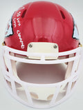 Skyy Moore Auto Chiefs Red Speed Mini Helmet "SB LVII LVIII Champs" Beckett Wit
