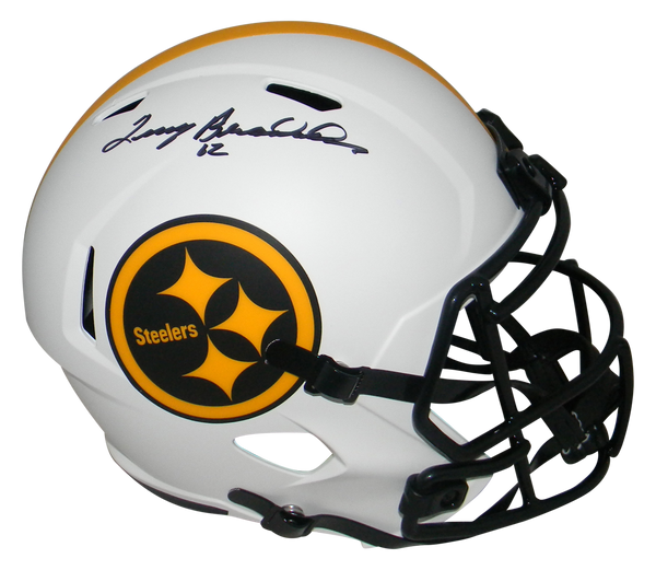 TERRY BRADSHAW SIGNED PITTSBURGH STEELERS LUNAR FULL SIZE SPEED HELMET BECKETT