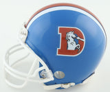 Haven Moses Signed Denver Broncos Throwback Mini Helmet (JSA COA) 1973 Pro Bowl