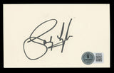 Sandy Lyle PGA TOUR Authentic Signed 3x5 Index Card Autographed BAS #BT03533