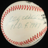 Ernie Banks & Billy Williams Signed NL Baseball w/Wood Display Case Chicago Cubs