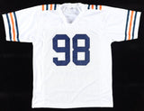Montez Sweat Signed Chicago Bears White Jersey (PSA) 2023 Pro Bowl Linebacker