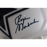 Roger Staubach Autographed Dallas Cowboys Authentic Alt Helmet Beckett W 55144