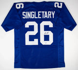 Devin Singletary Signed Giants Jersey (Beckett) New York Running Back since 2024