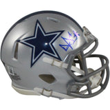 Dak Prescott Autographed/Signed Dallas Cowboys Mini Helmet Beckett 56313