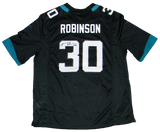 JAMES ROBINSON AUTOGRAPHED SIGNED JACKONSVILLE JAGUARS #30 NIKE JERSEY BECKETT