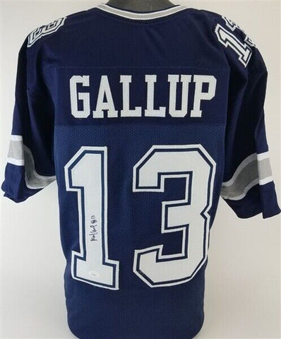 Michael Gallup Signed Cowboys Jersey (JSA COA) Dallas 2018 3rd Rd Pick W.R