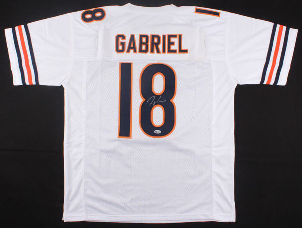 Taylor Gabriel Signed Bears Jersey (Beckett COA) Chicago Starting Wide Receiver