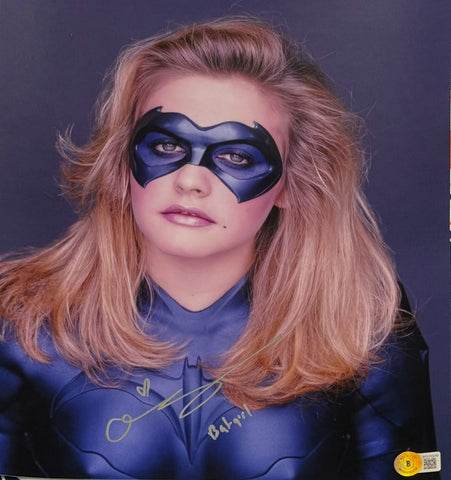 Alicia Silverstone Autographed Batman & Robin 11x14 Photo Batgirl Beckett 54375