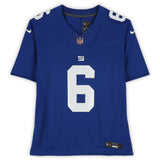Jaxson Dart Autographed NY Giants Blue Nike Vapor Fuse Limited Jersey Fanatics