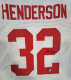 TreVeyon Henderson Signed Ohio State Buckeyes Jersey (Beckett) Jr Running Back