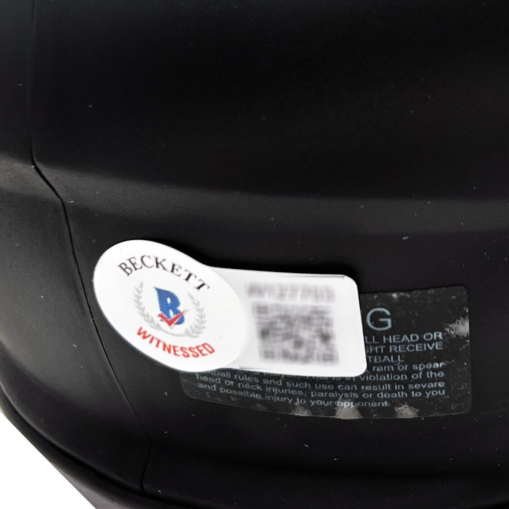 Patrick Mahomes Kansas City Chiefs Signed Riddell Eclipse Mini Helmet ...