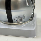 Autographed/Signed Raghib Rocket Ismail LV Raiders Mini Helmet Beckett BAS COA