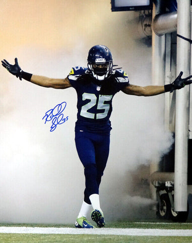 RICHARD SHERMAN AUTOGRAPHED 16X20 PHOTO SEATTLE SEAHAWKS RS HOLO STOCK #71541