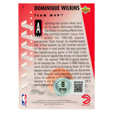 Dominique Wilkins Autographed 1993 Upper Deck #1 Trading Card Beckett 54172