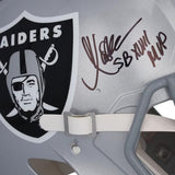 Autographed Fred Biletnikoff Raiders Helmet