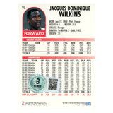 Dominique Wilkins Autographed 1994 NBA Hoops #97 Trading Card Beckett 54232