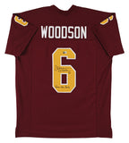 ASU Darren Woodson "Fear The Fork" Authentic Signed Maroon Jersey BAS Witnessed