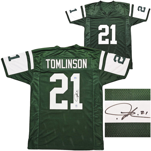 New York Jets LaDainian Tomlinson Autographed Signed Green Jersey Beckett
