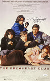 Molly Ringwald Top Signed 11x17 The Breakfast Club Movie Poster Photo JSA ITP