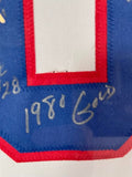 1980 Team USA 'MIRACLE' Hockey Jersey - 18 Autographs Custom LED Lighted Frame