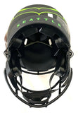 RUSSELL WILSON SIGNED SEATTLE SEAHAWKS FS ECLIPSE SPEED AUTHENTIC HELMET- GREEN