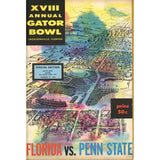 Unautographed Magazine Florida vs Penn State 1962 Gator Bowl Program 58476