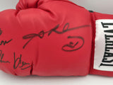 Boxing Greats Autographed Glove Leonard Hearns Duran Beckett PSA/DNA 5A17049