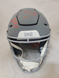 TOM BRADY & MIKE EVANS "SB CHAMPS" SIGNED TB BUCCANEERS SLATE SPEEDFLEX HELMET