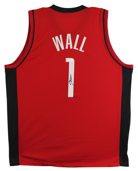 John Wall Authentic Signed Red Pro Style Jersey Autographed JSA Wit #WIT325920