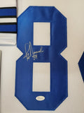 FRAMED DALLAS COWBOYS JAY NOVACEK AUTOGRAPHED SIGNED JERSEY JSA COA