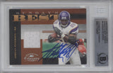 Adrian Peterson Autographed 08 Donruss Classics Patch Trading Card Beckett 49830