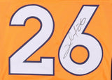 Clinton Portis Signed Denver Broncos Orange Jersey (JSA COA) 2xPro Bowl R.B.