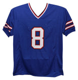 OJ Howard Signed Pro Style Blue XL Jersey Circle the Wagons Beckett 39318