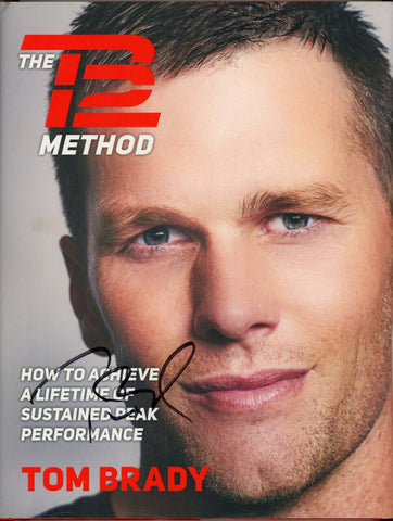 Tom Brady Signed The TB12 Method Hardcover Book JSA Hologram Authenticity Letter