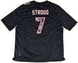 CJ STROUD SIGNED AUTOGRAPHED HOUSTON TEXANS #7 BLACK NIKE JERSEY FANATICS