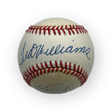 Ted Williams & David Ortiz Dual Signed Autographed Baseball JSA