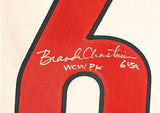 Brandi Chastain Signed Team USA Jersey Inscribed "WCW PK" (SteinerCX) Women's WC