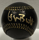 Royals 99 HOF'er GEORGE BRETT Signed Official MLB BLACK Baseball AUTO - JSA