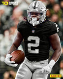 Ashton Jeanty Signed Las Vegas Raiders 35"x 43" Framed Jersey (Beckett) #6 Pick