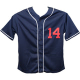 Christian Pache Autographed/Signed Pro Style Blue Jersey JSA 43539