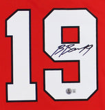 Brock Bowers Signed Georgia Bulldogs Nike Game Red NCAA Jersey