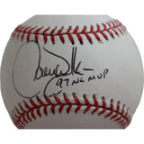 Larry Walker Autographed Rockies National League Baseball 97 MVP BAS 44363