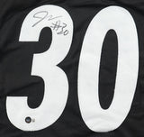 Jaylen Warren Signed Pittsburgh Steelers Jersey (Beckett) Ex-Okl.St.U Cowboys RB